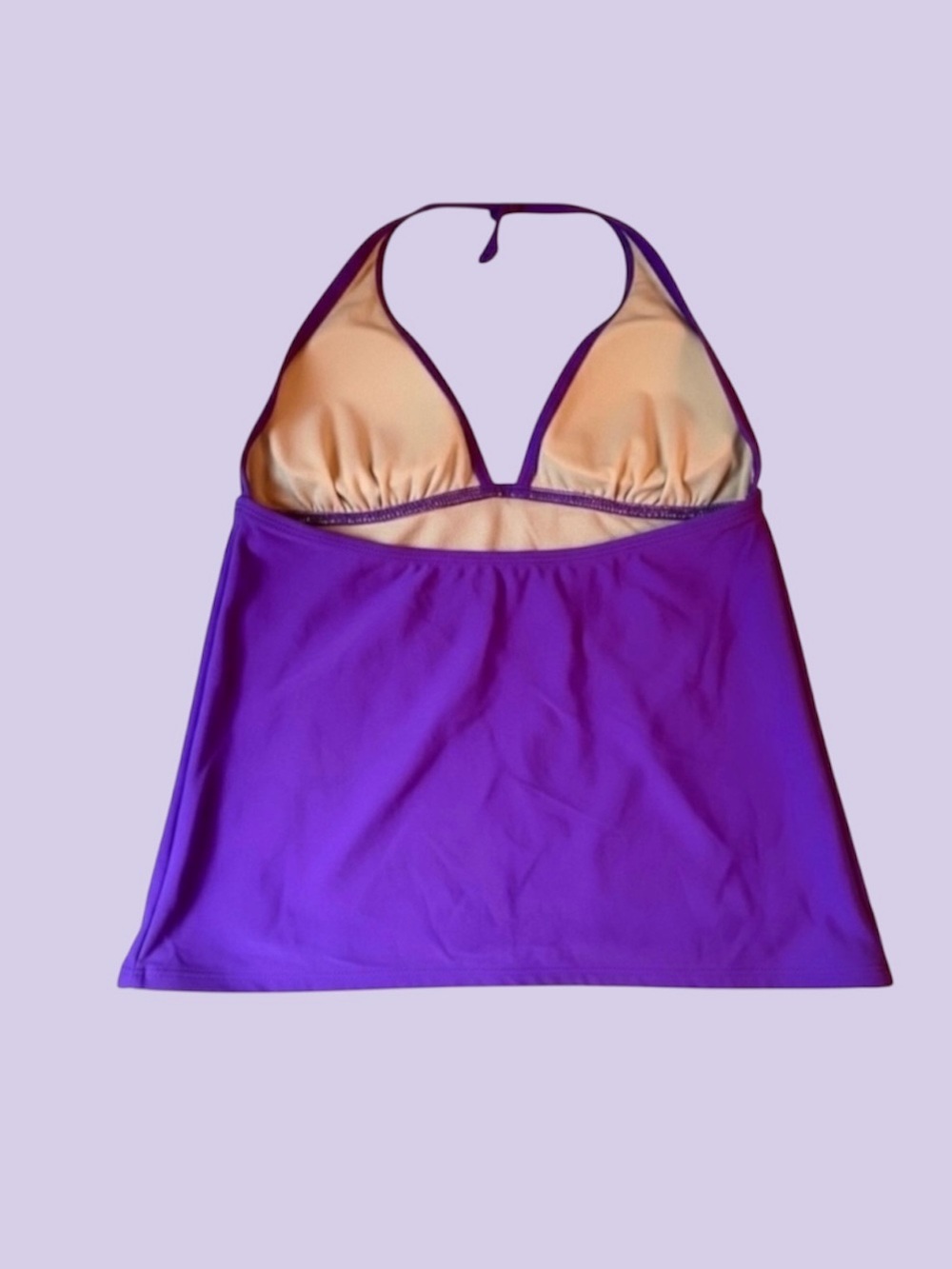 Old Navy Purple Tankini Top Size Medium - Picture 2 of 4
